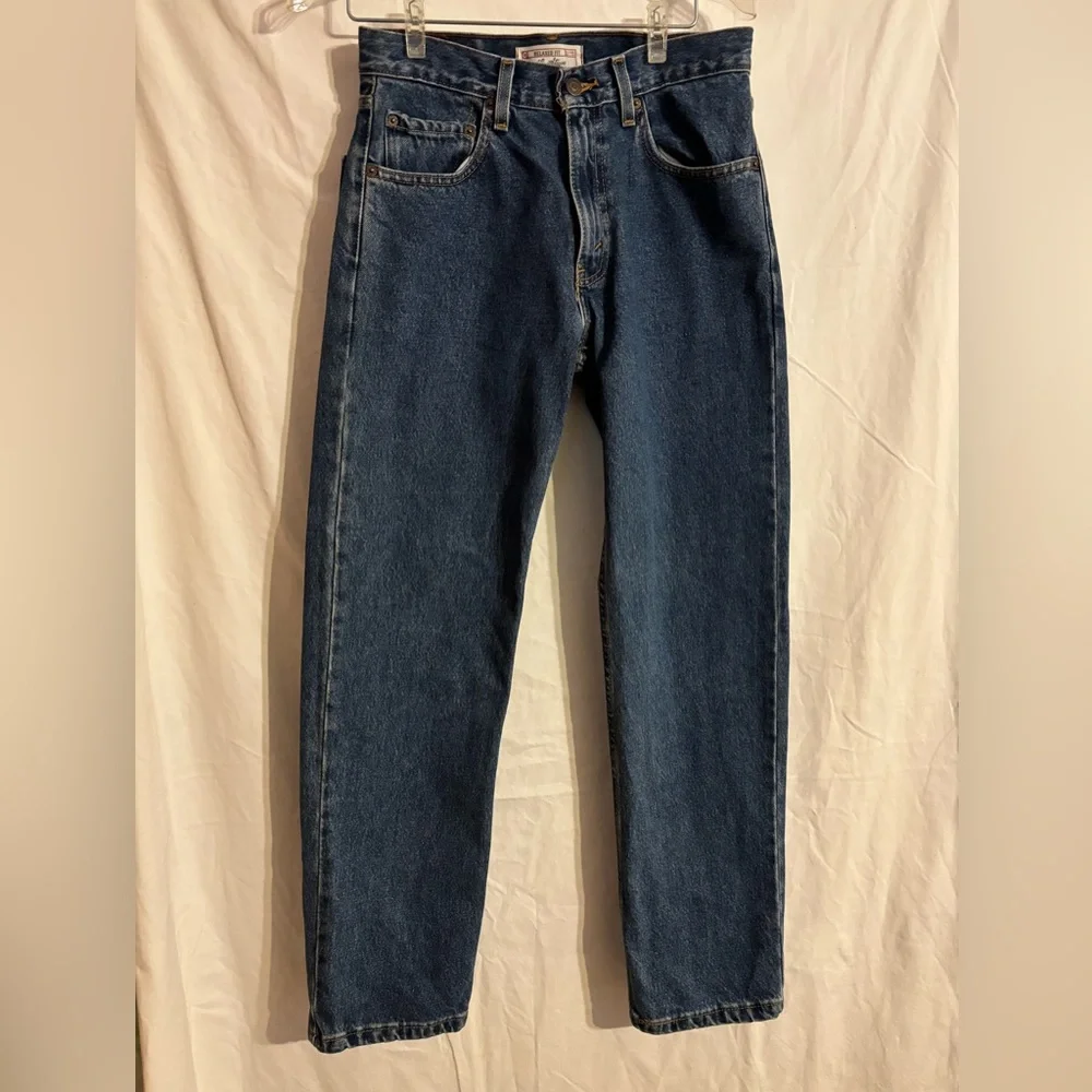 Signature by Levi Strauss and Co. jeans relaxed fit straight leg zipper W29 L30 - Picture 1 of 5